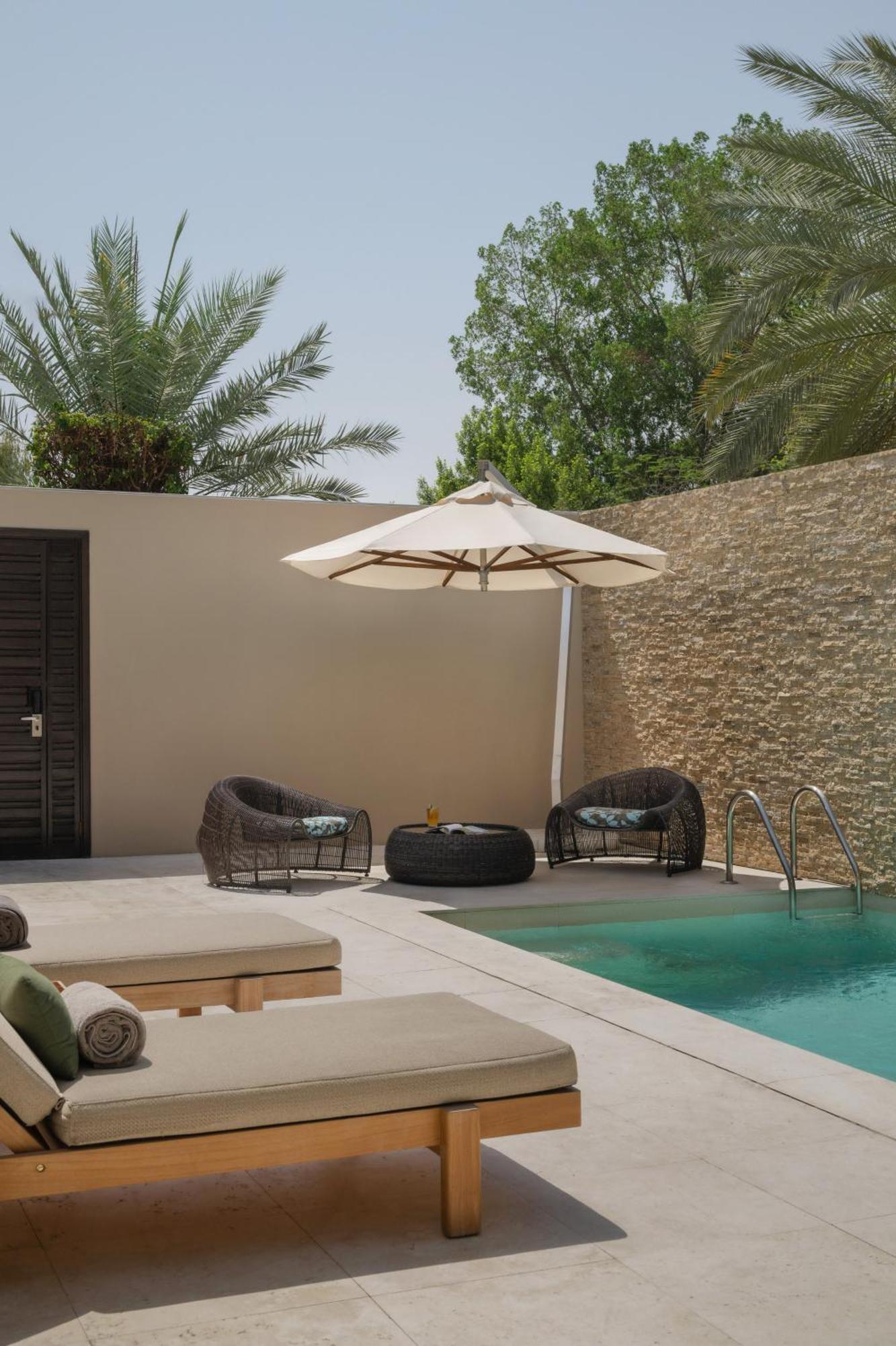 דובאי Melia Desert Palm Member Of Melia Collection מראה חיצוני תמונה Private pool at the One & Only Royal Mirage